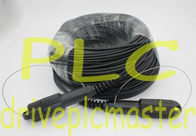 200M LC-LC SM 4 Strand Armored Field TPU Optic Patch Cord Cable Waterproof Head~