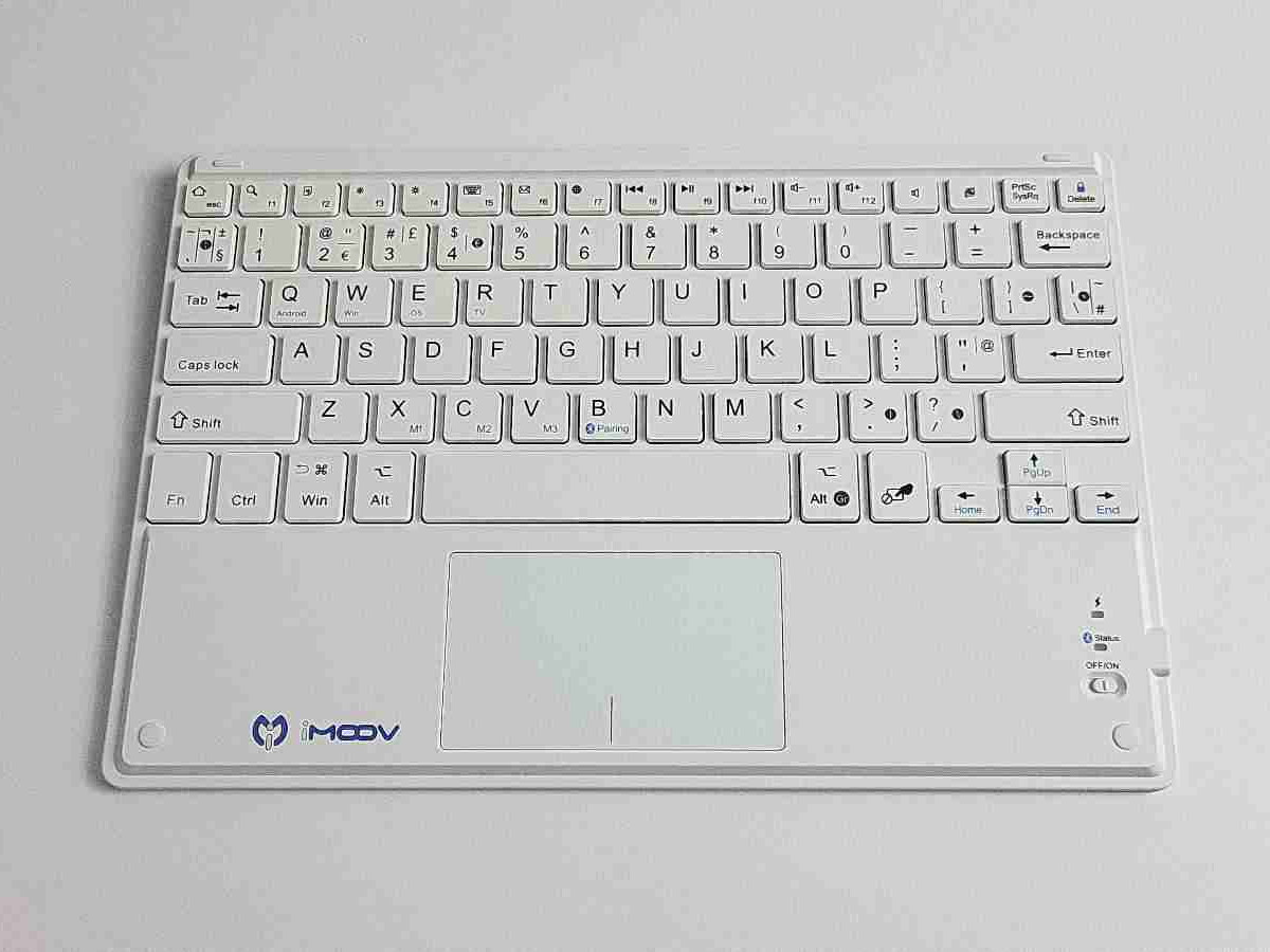 New Imoov Wireless Keyboard Bluetooth Travel Keyboard Lightweight Rechargable