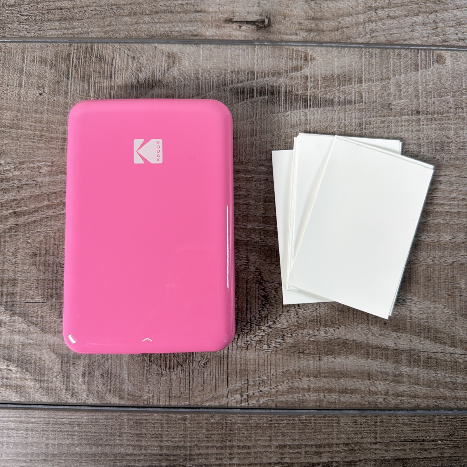 Kodak Step Printer, Pink,Instant Wireless Printer, Zink, Great Cond 5 Sheets
