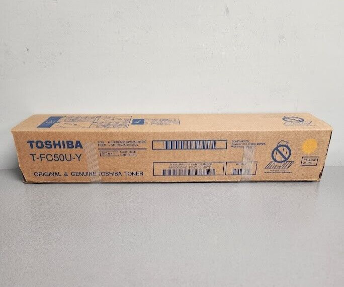 Toshiba T-FC50U-Y (TFC50UY) Yellow Toner Cartridge E Studio 2555C