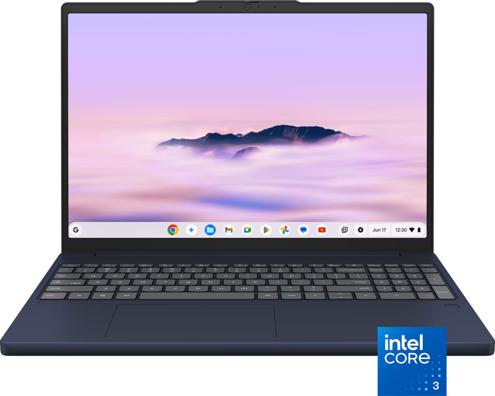 Lenovo - Chromebook Plus 15.3" 2K Touchscreen Laptop - Intel Core 3 Processor...