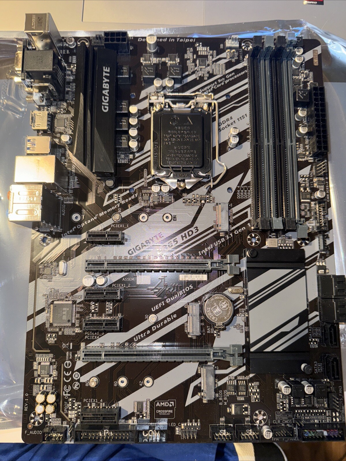 GIGABYTE B365 HD3 LGA1151 HDMI VGA DVI-D ATX Motherboard