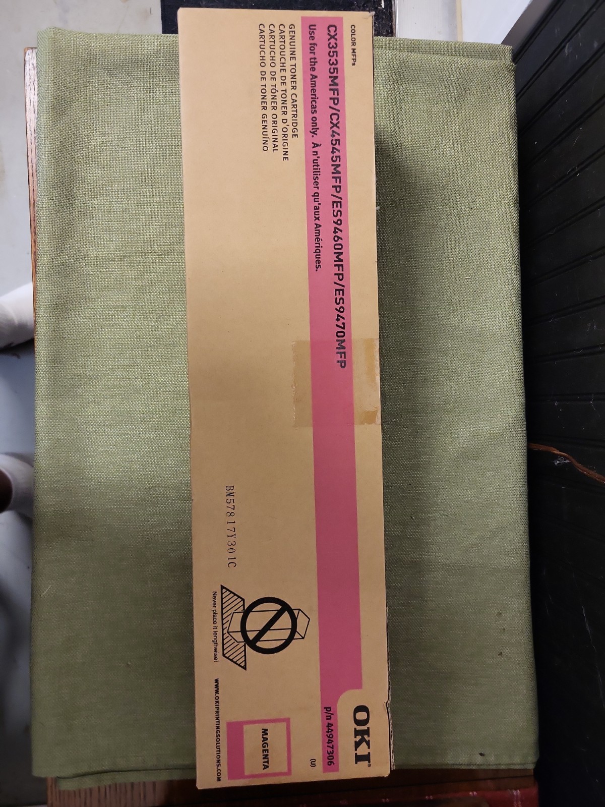 Oki Genuine OEM 44947306 Magenta Toner 27k Okidata CX3535MFP, CX4545MFP