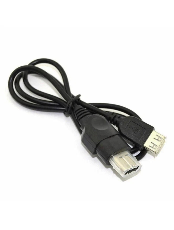 Xbox to  Controller to Female USB Adapter Converter Cable Cord Black 70cm
