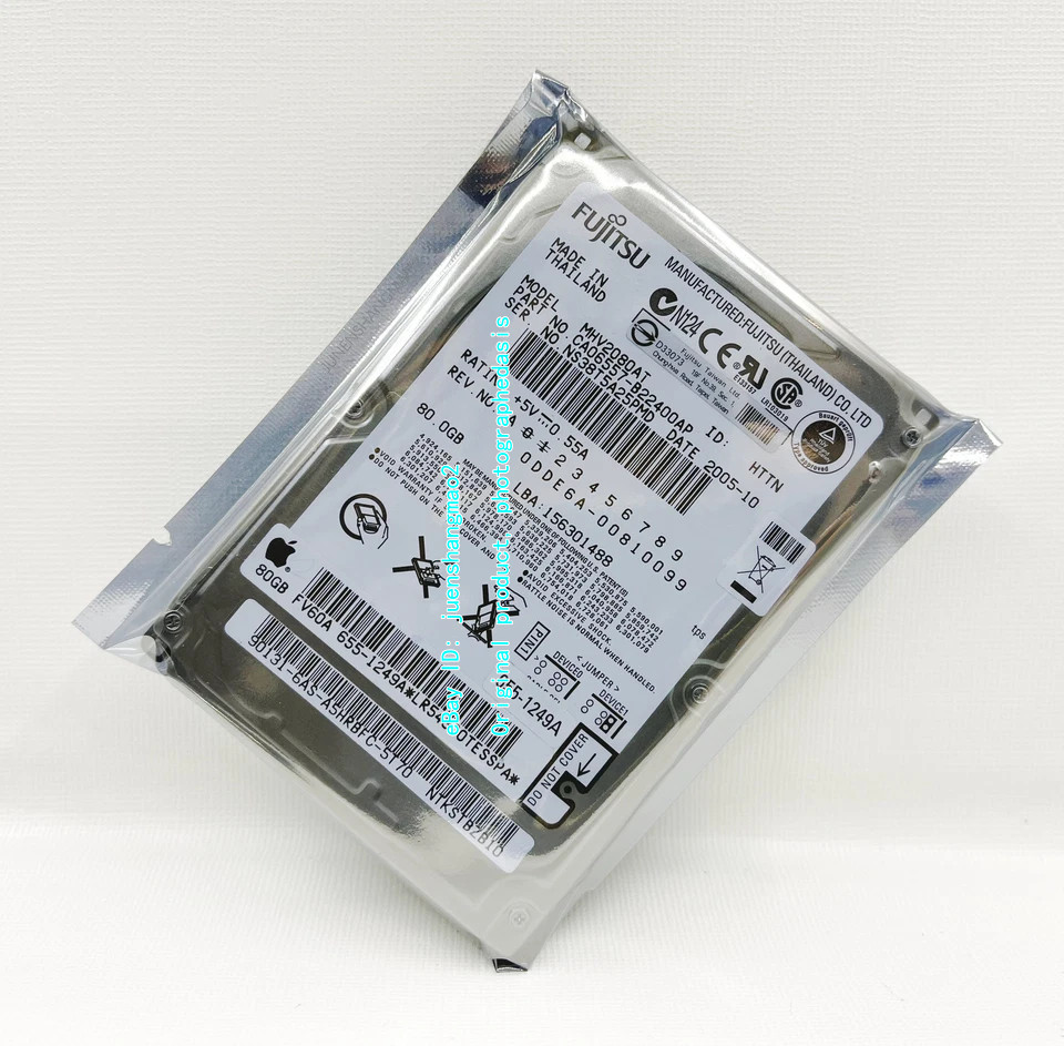 Fujitsu 80GB 5400RPM MHV2080AT IDE 2,5-Zoll Notebook-Festplatte