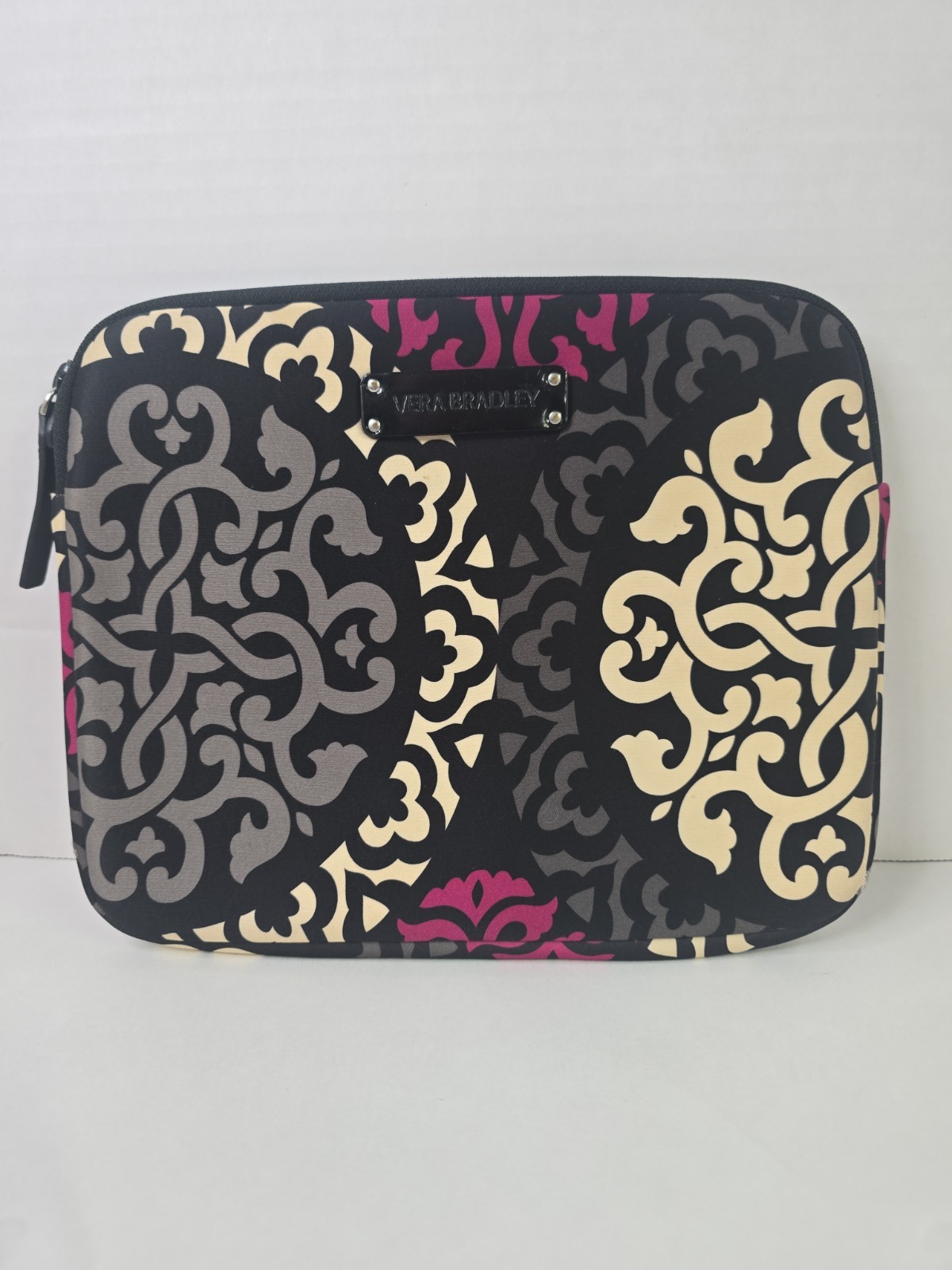 Vera Bradley Small Tablet Sleeve Case Cover Canterberry Magenta Neoprene