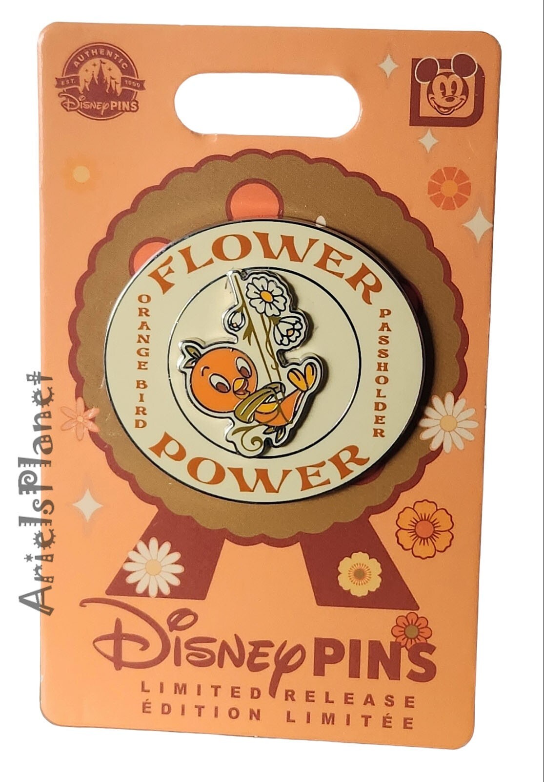 Disney Parks EPCOT Flower & Garden Festival Orange Bird Moving Limited Pin