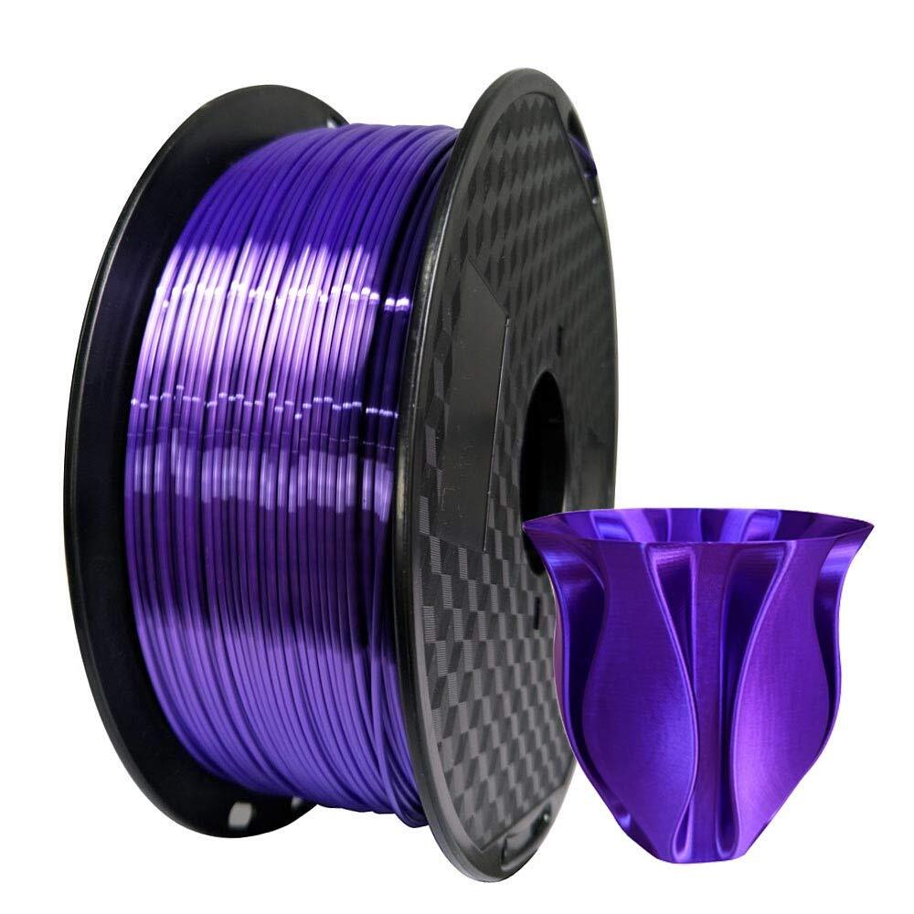 PLA Silk purple Filament 1.75mm 3D Printer Filament 2.2 LBS Spool 3D Printing