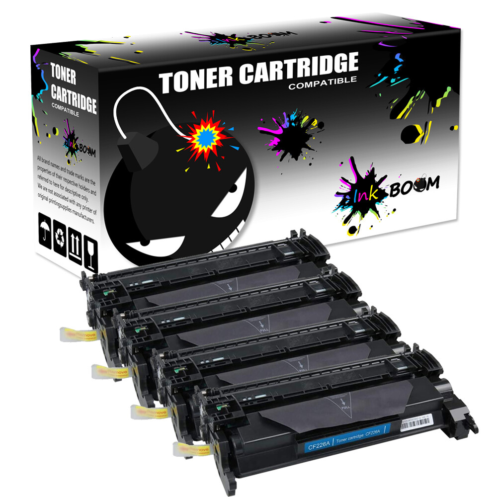 4BK Toner Cartridge replace for HP CF226A 26A LaserJet Pro M402dn MFP M426fdn