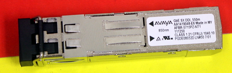 GENUINE Nortel Avaya AA1419048-E6 AFBR-5715PZ-NT 1000Base-SX SFP 34xAvailable