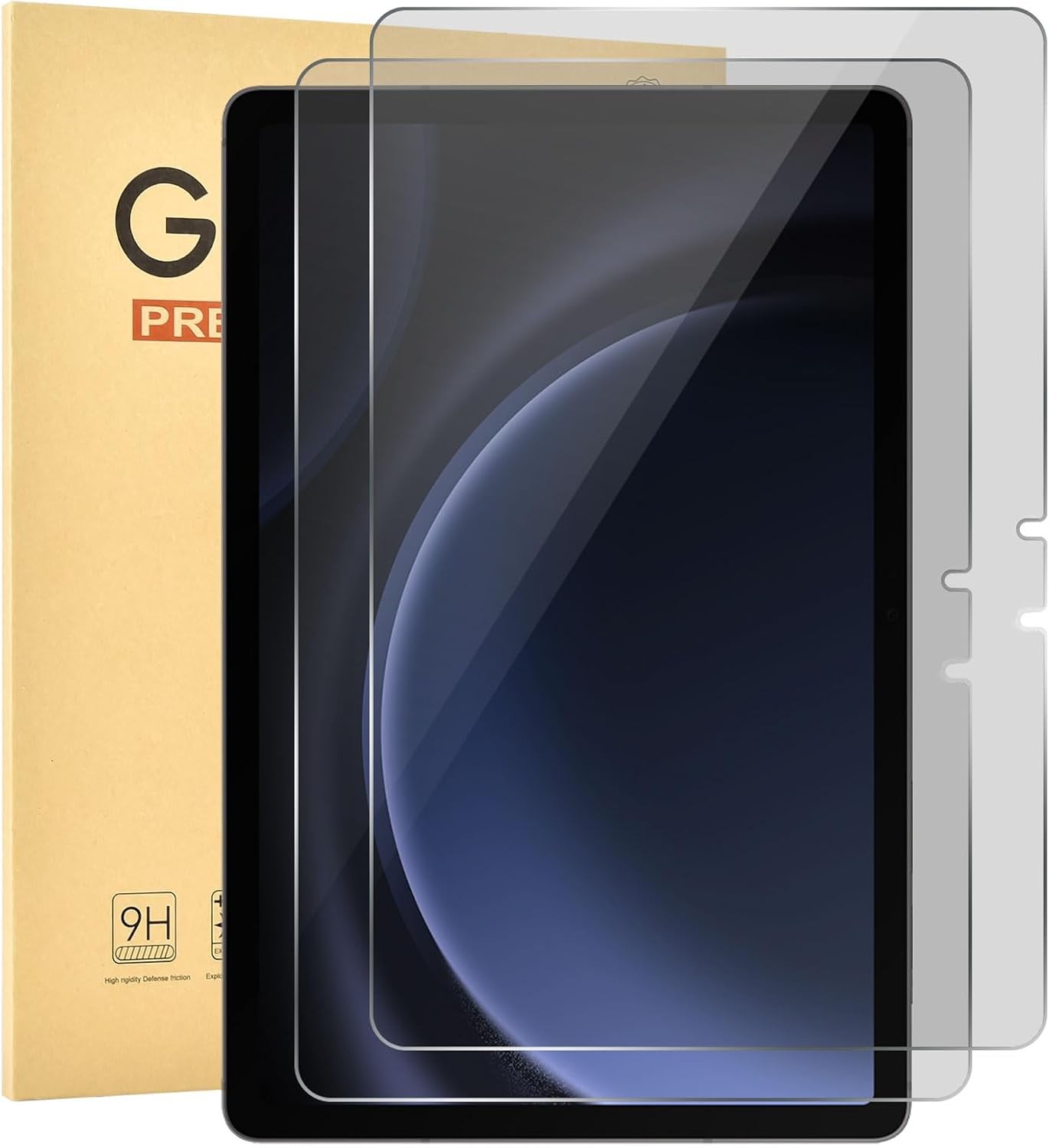 2 Pack Privacy Anti Blue Light Screen Protector for Samsung Galaxy Tab S9 FE/S9