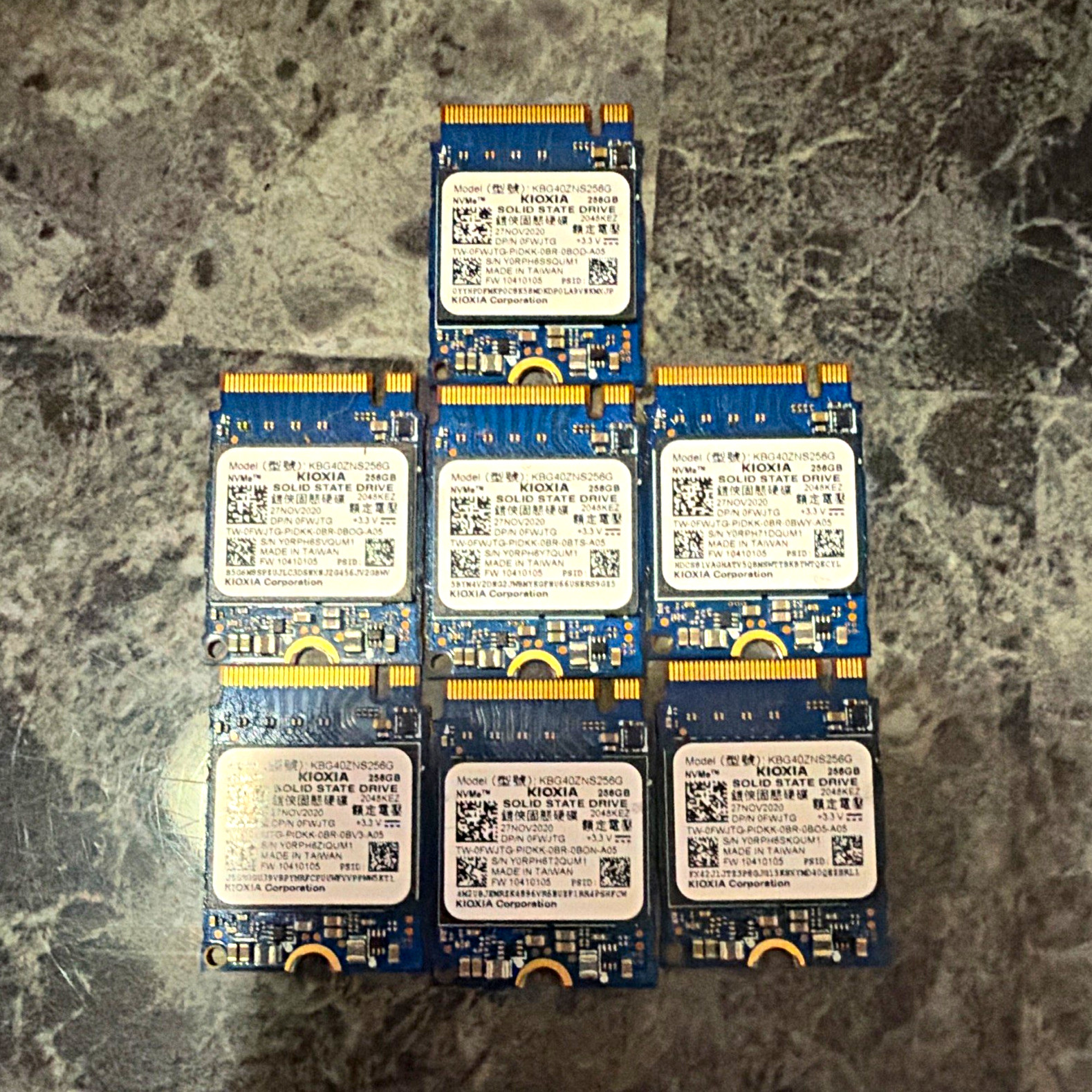 KIOXIA KBG40ZNS256G 256GB NVMe Internal SSD MPN KBG40ZNS256G