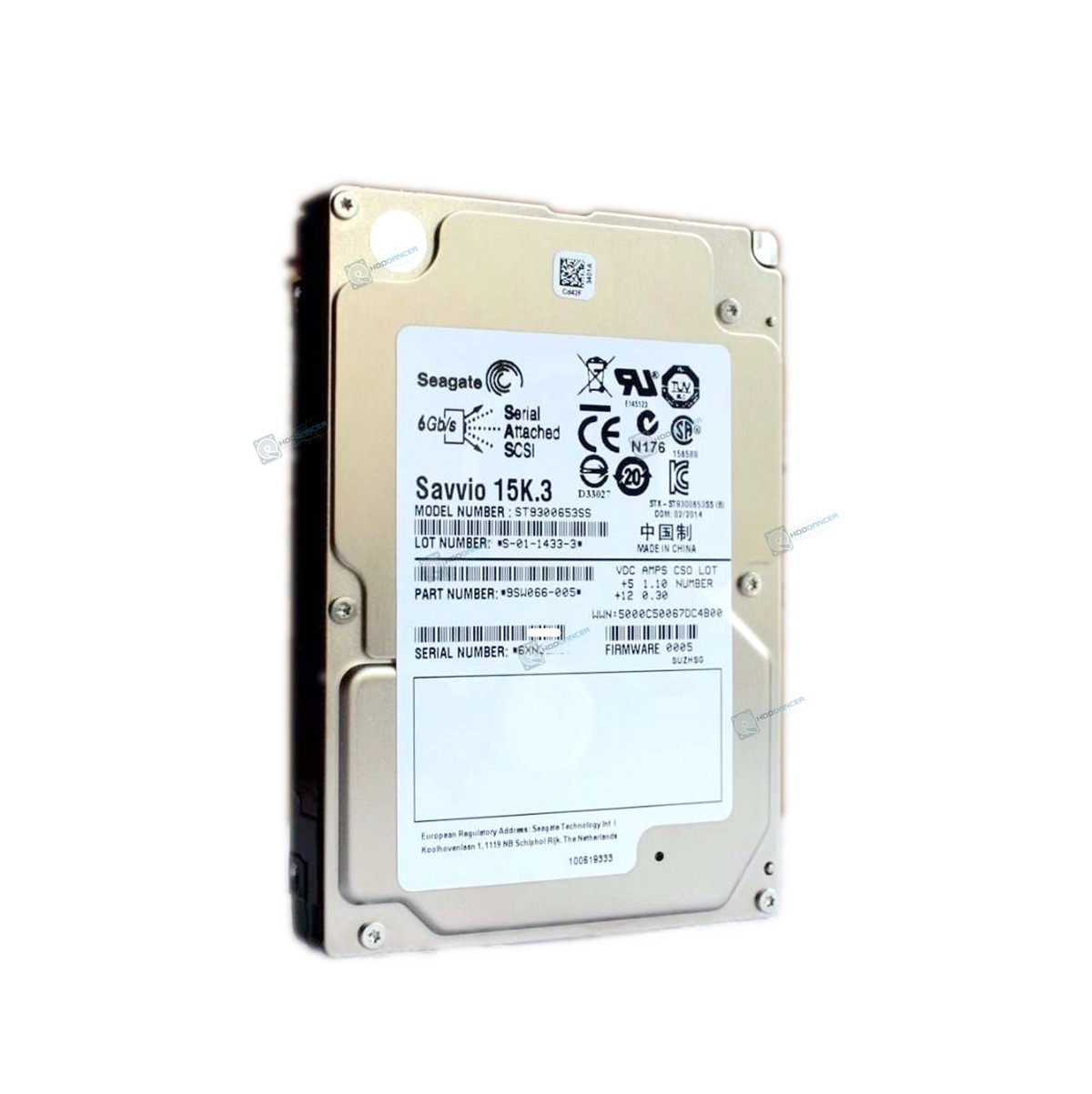 Seagate ST9300653SS Savvio 15K.3 300GB 2.5'' SAS 6Gb/s 64MB Dual Port Hard Drive
