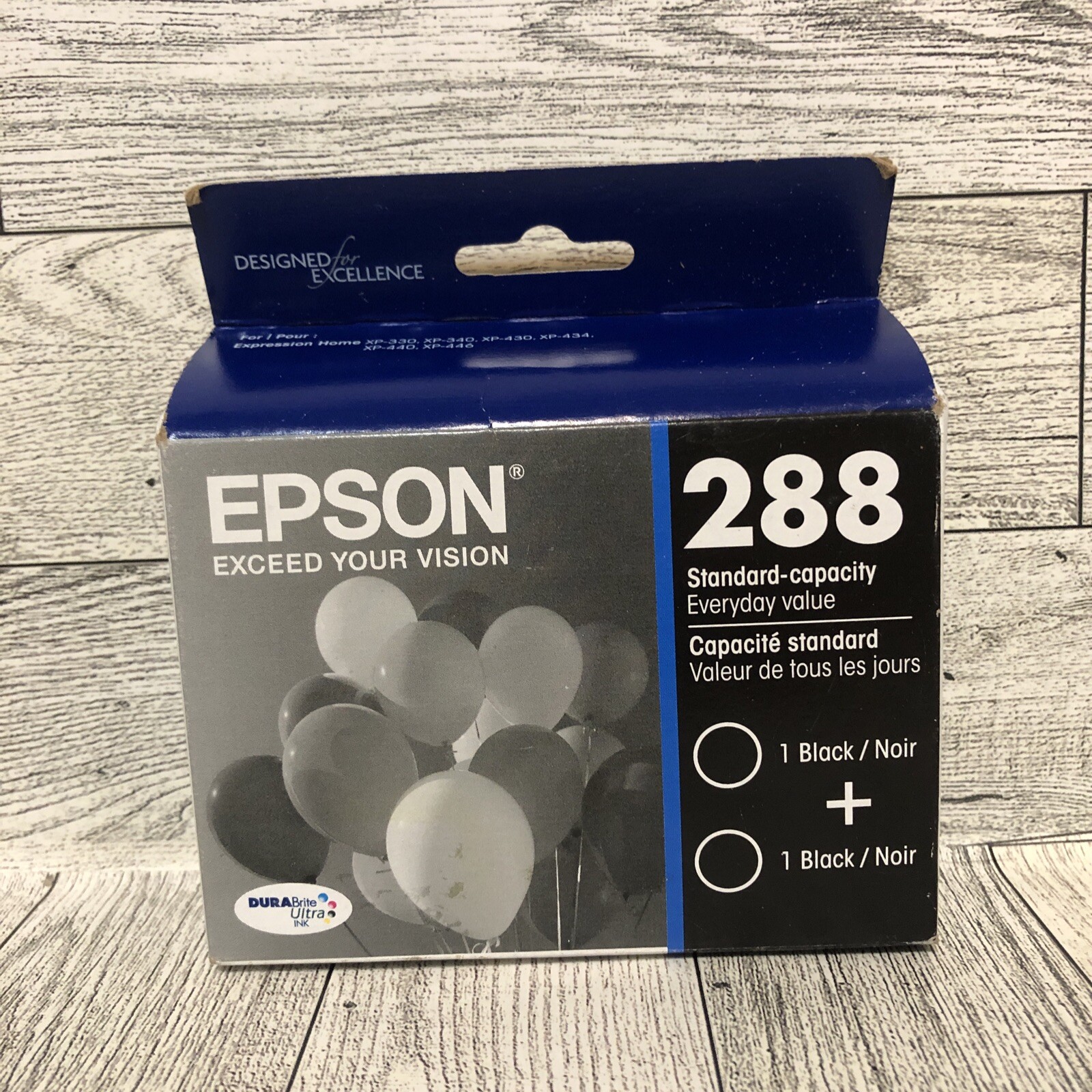 Epson 288 Black Ink Cartridges Combo Pack (2 Inks) - New (exp. 04/2026)