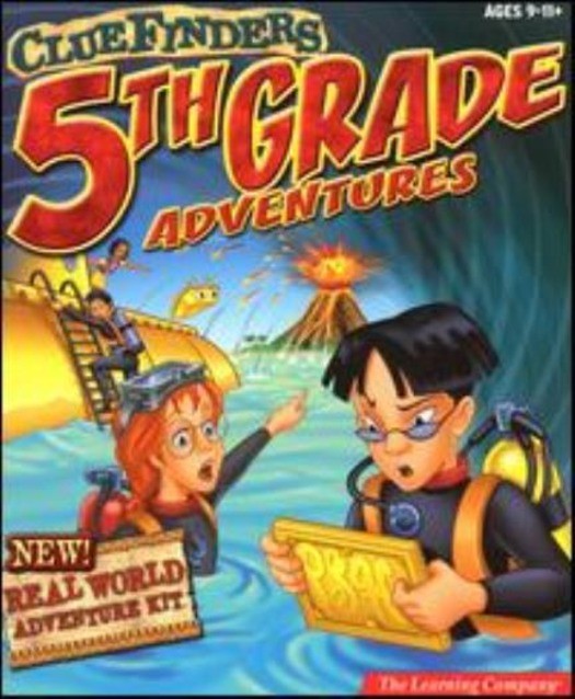 Clue Finders 5th Grade Adventures PC MAC CD learn math language science game