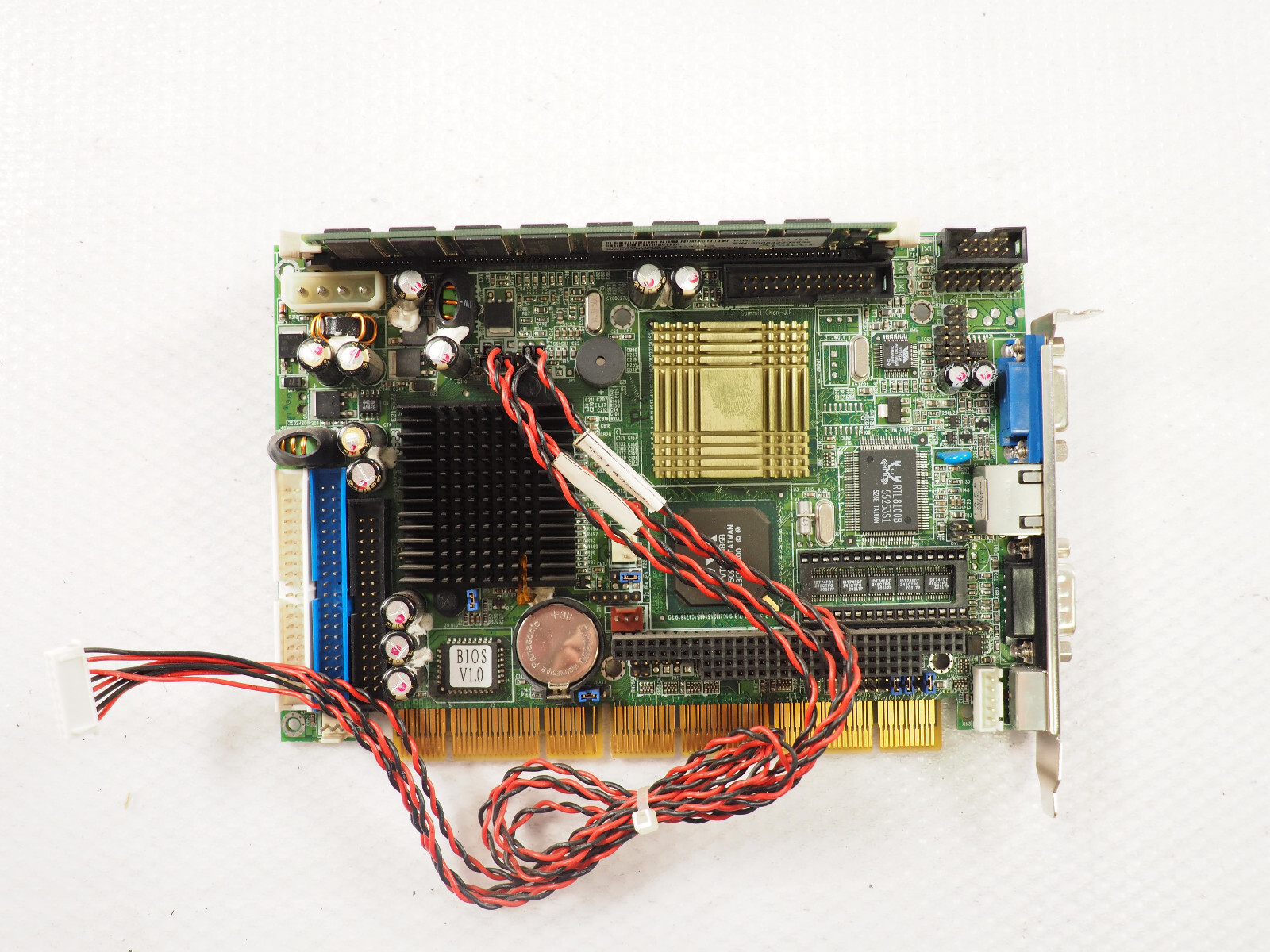 IEI PCISA-C400R w/ INTEL Celeron-400 256Mb RAM 1Gb Memory Single Board Computer