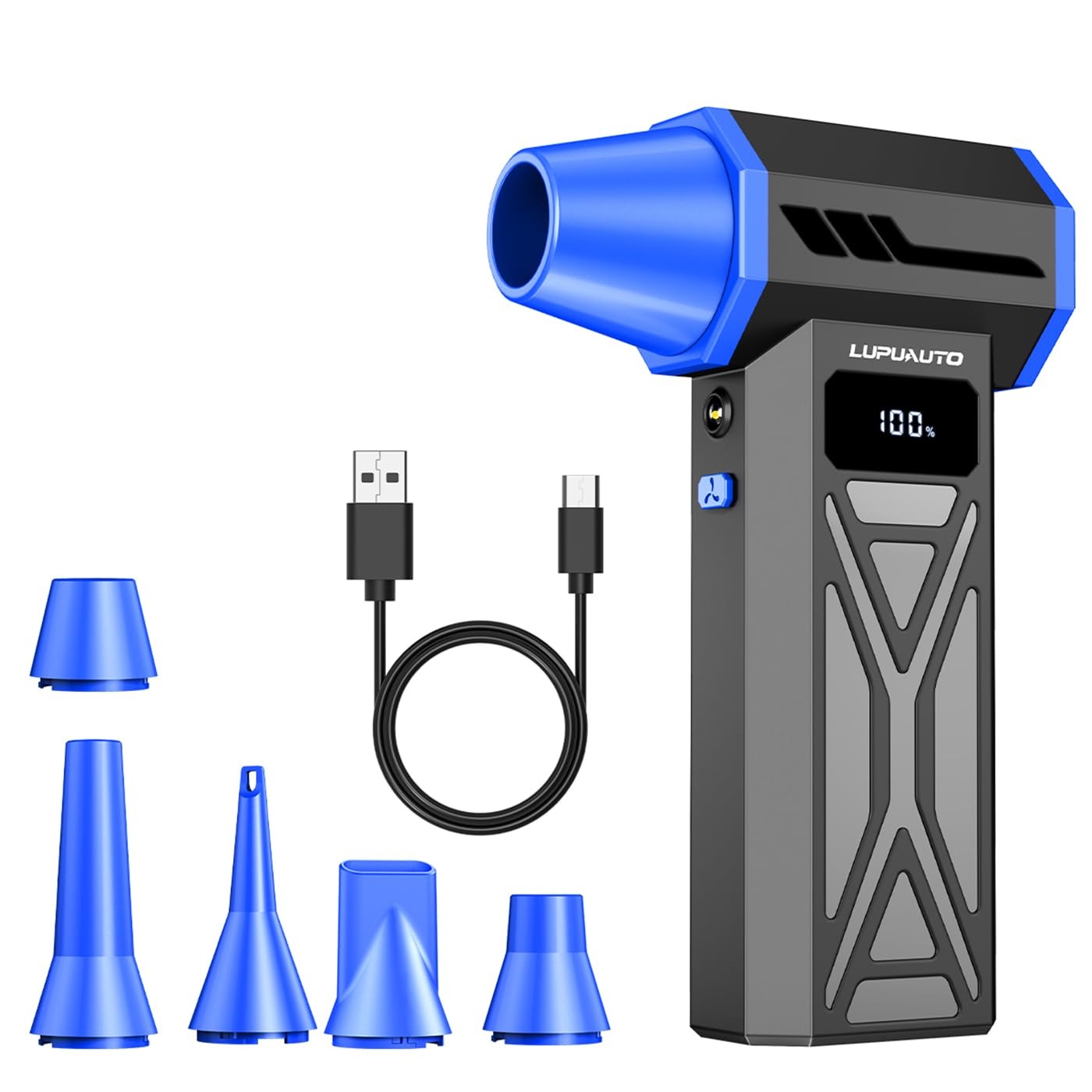 Compressed Air Duster, Super Power Turbo Fan, 130000RPM Electric Air Duster