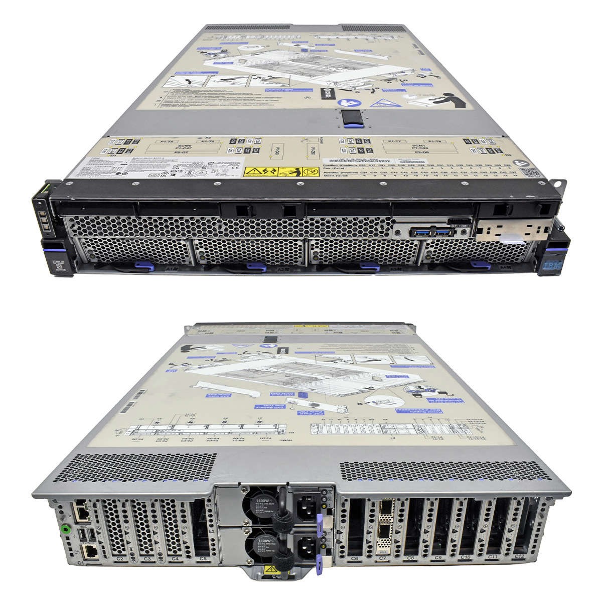 IBM Power S922 Server 1x Power9 CPU 8C 0GB PC4 8x SFF 2.5 2U 2-Port 25GbE SFP28