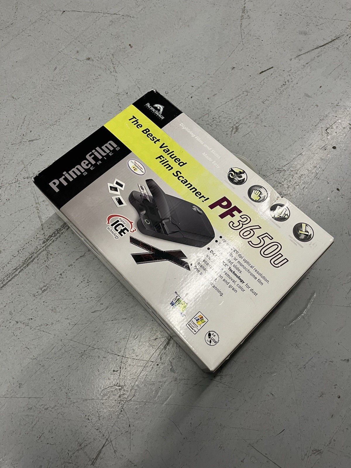Pacific Image PrimeFilm PF3650u 3650u 35mm Film and Slide Scanner Digital Ice
