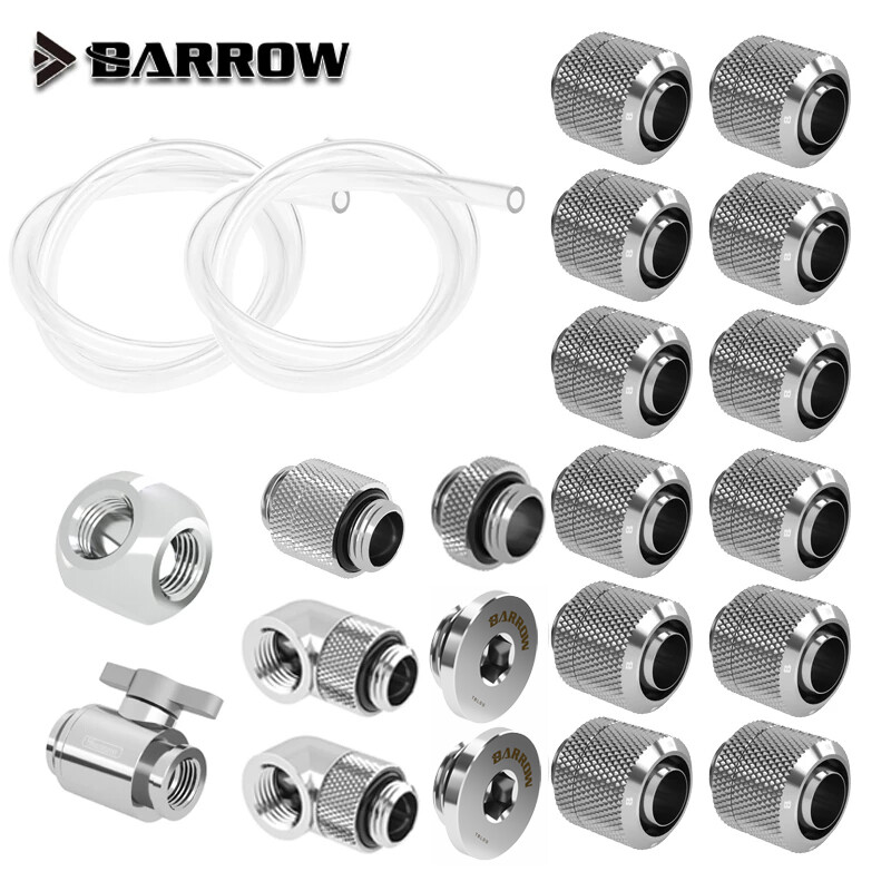 Barrow G1/4" Soft Tube Fitting Kit For OD 13/16mm Water Cooling Accessories DIY