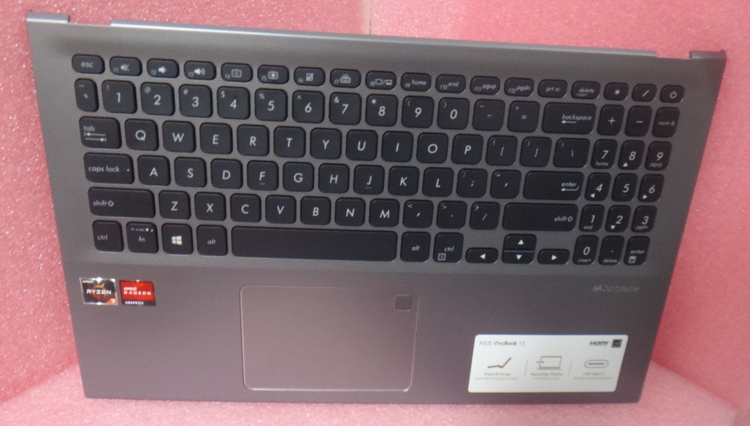 Genuine Asus Vivobook F512D Palmrest with Keyboard 13N1-6TA0841