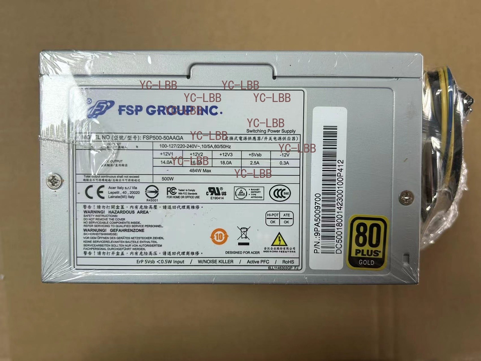 For FSP FSP500-50AAGA 500W Switching Power Supply 12-Pin-