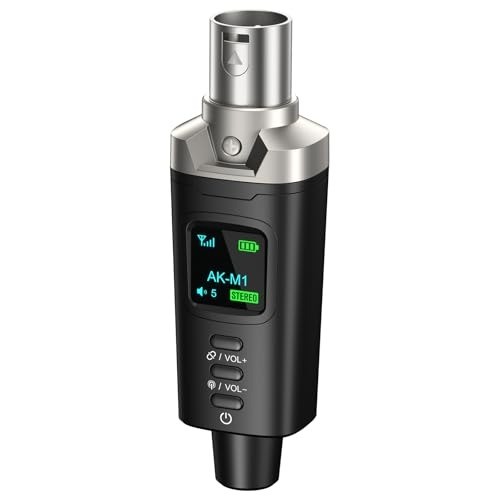 Durable AK-M1 XLR Bluetooth Receiver with USB-C Charging – Perfect for Events