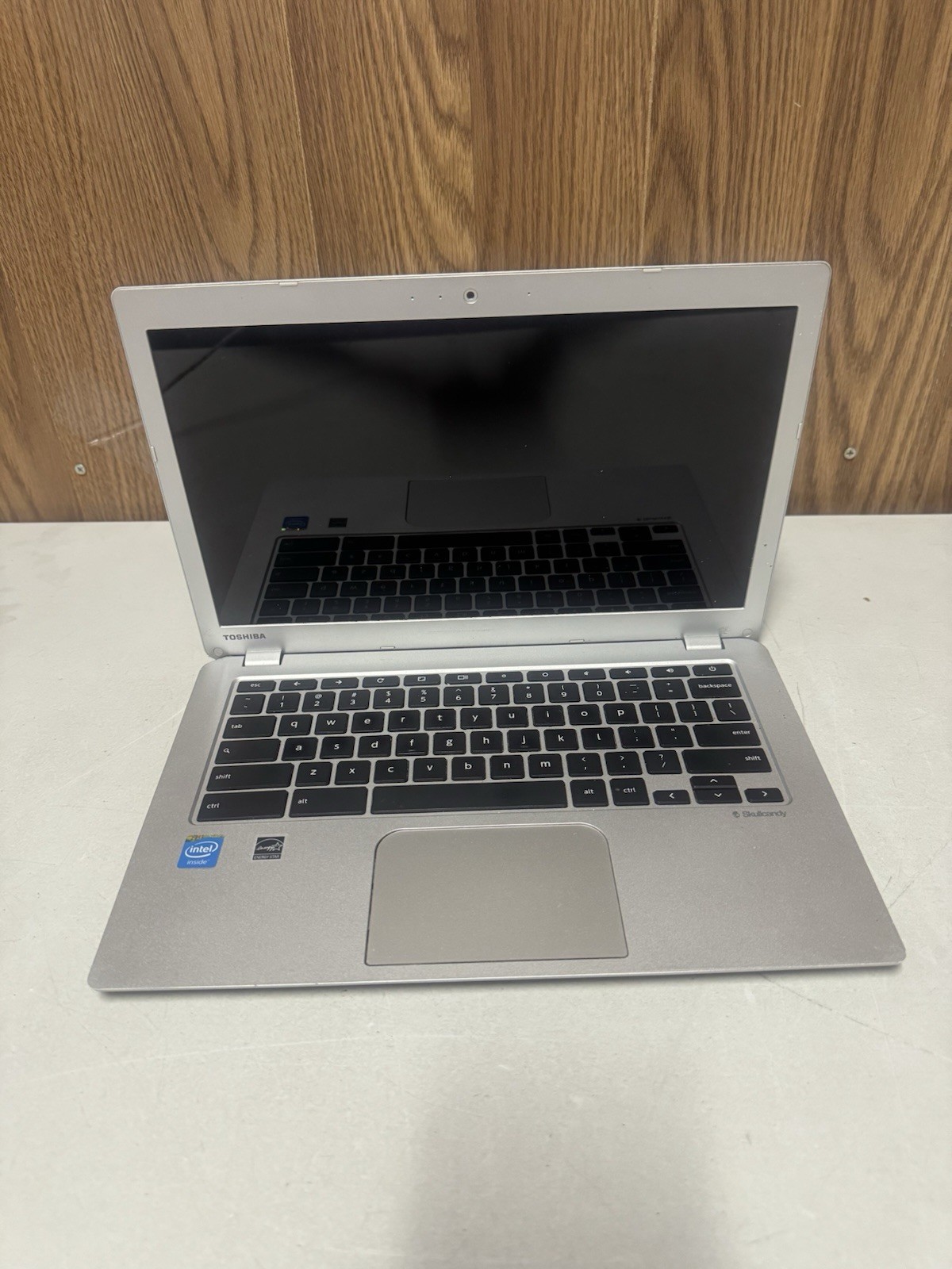 Toshiba Chromebook Laptop 13” Intel CPU Used Turns On