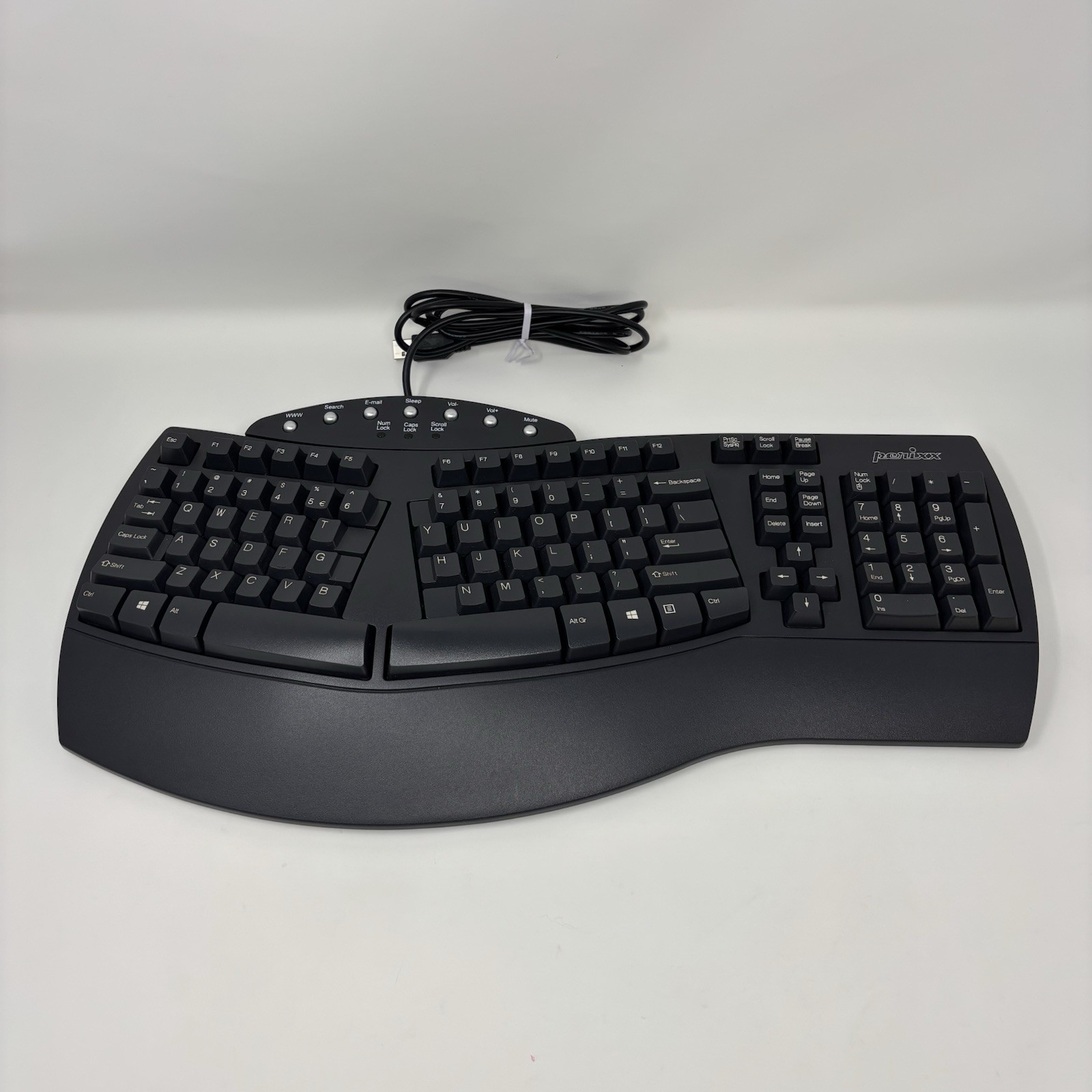 Perixx PERIBOARD-512 Ergonomic Wired Keyboard Tested Working