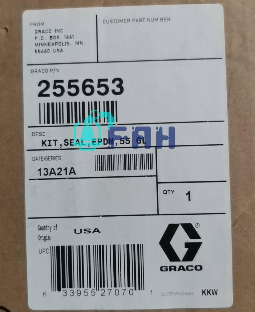 1pc GRACO 255653 new Pressure Plate Seal Spot Goods Fast shipping DHL/Fedex