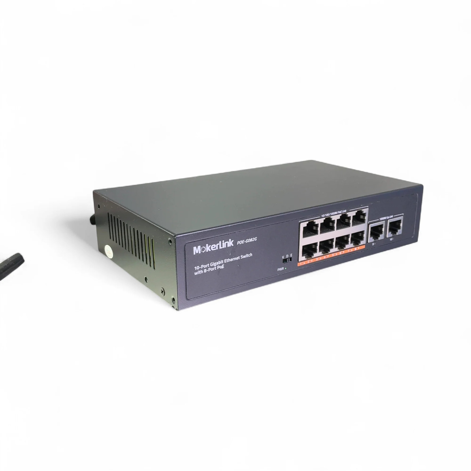 Mokerlink 10-Port Gigabit Ethernet Switch 8-Port PoE POE-G082G (Best Offer)