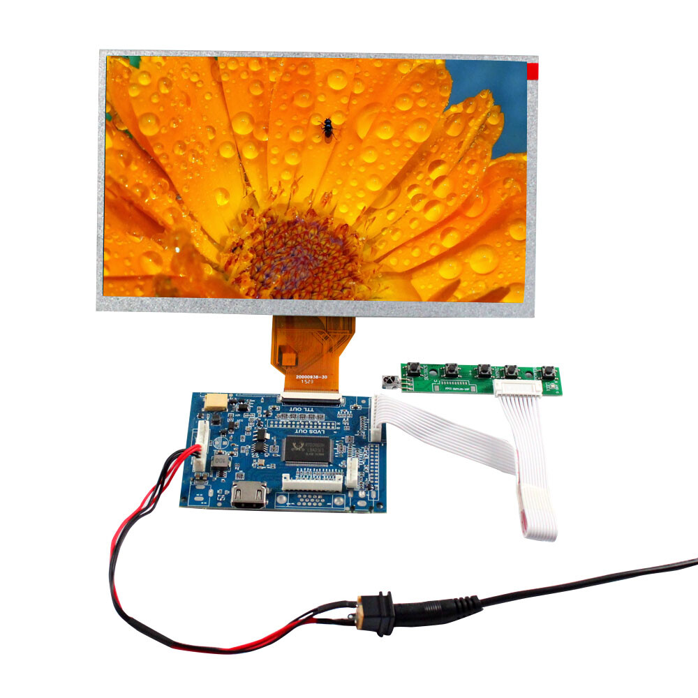 HD Type C USB C LCD Controller Board 9inch AT090TN10 800X480 LCD Screen