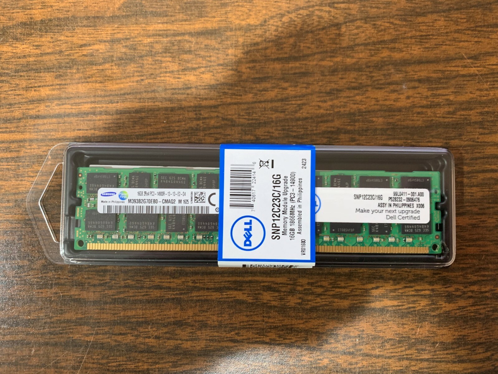 Samsung 16GB 2Rx4 PC3-14900R M393B2G70EB0-CMAQ2 SNP12C23C/16G