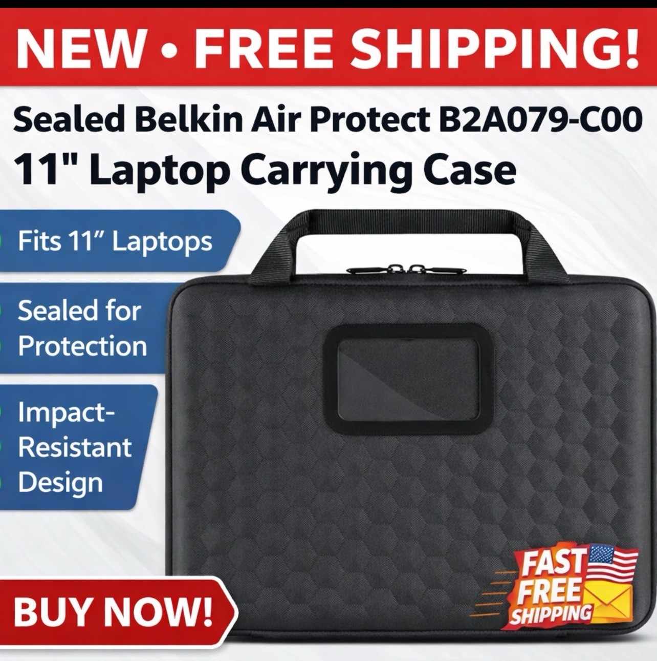 Sealed Belkin Air Protect B2A079-C00  11" Laptop Carrying Case NEW 