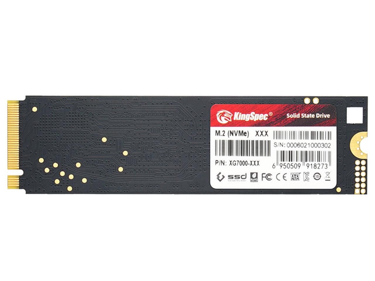 KingSpec XG 7000 1TB M.2 2280 PCIe Gen 4.0x4 NVME 1.4 Speed up to 7400MB/s Write
