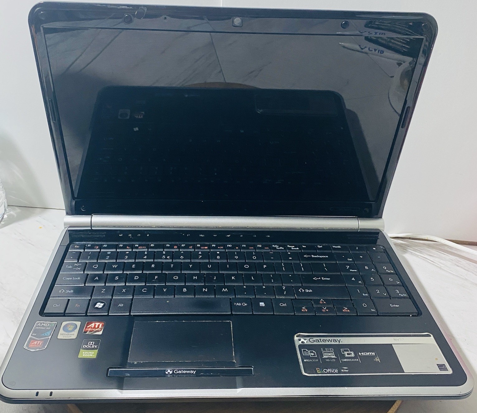 Gateway Model MS2274 Laptop Computer 15" NV Series NV52 - Untested Sold AS-IS
