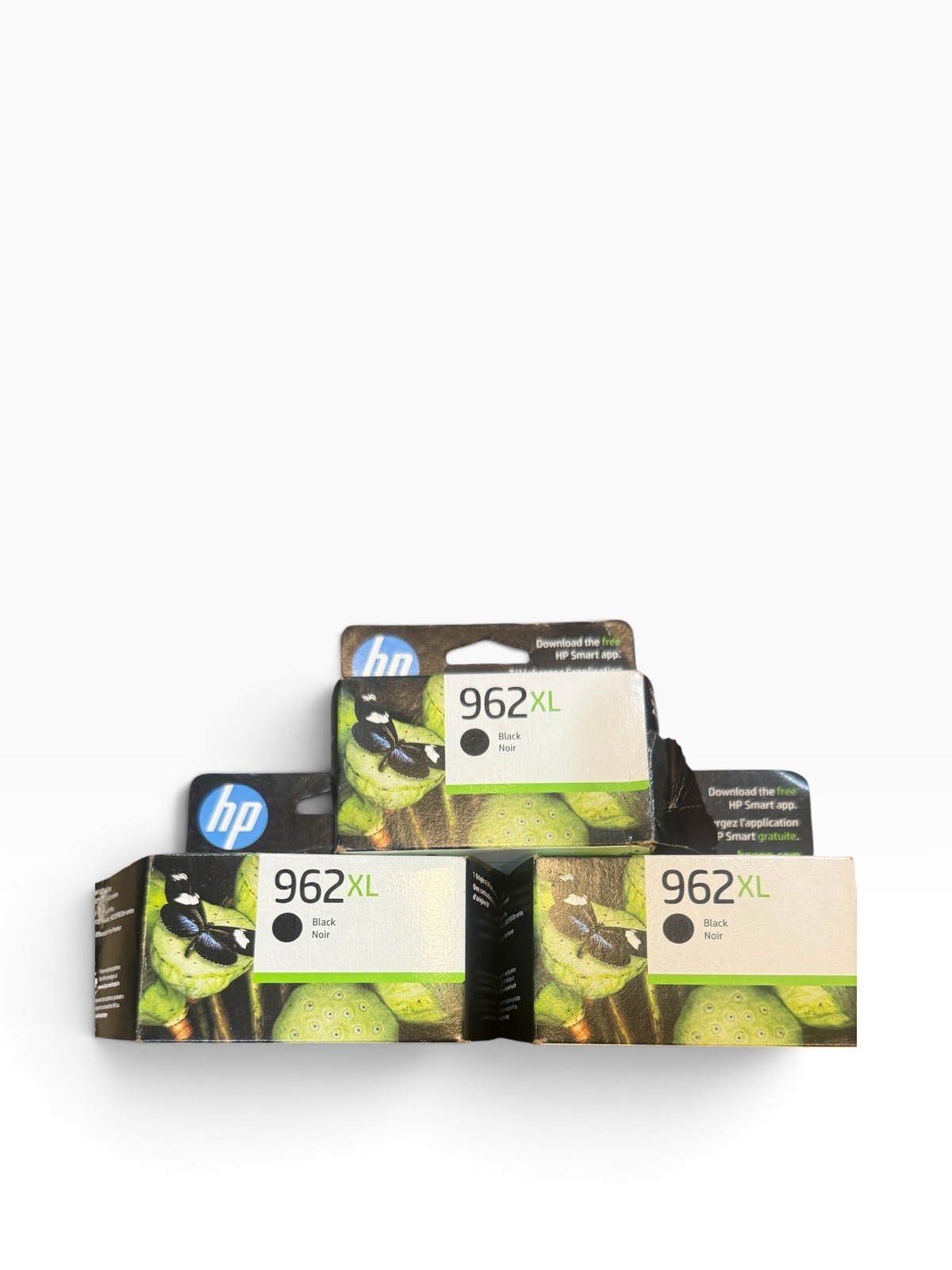 Genuine HP 962XL Dual Black 3-pack Ink Cartridges Exp 10/2025