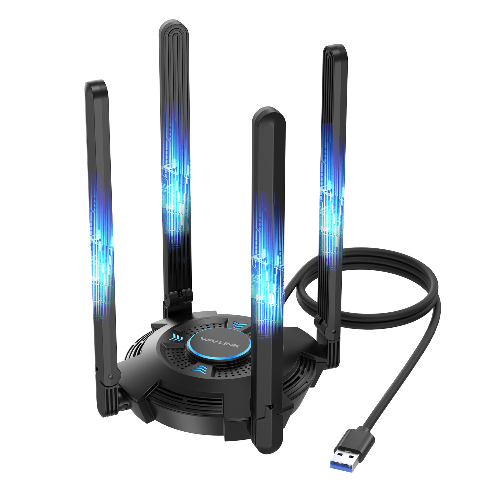 AX5400 WiFi 6E Tri-Band Long Range USB 3.0 WiFi Adapter for Desktop PC Laptop