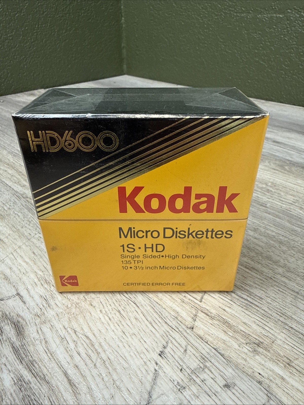 *READ DESCRIPTION* Kodak 1S-HD 3.5" Floppy Diskette HD600 135TPI 1984 *SEALED*