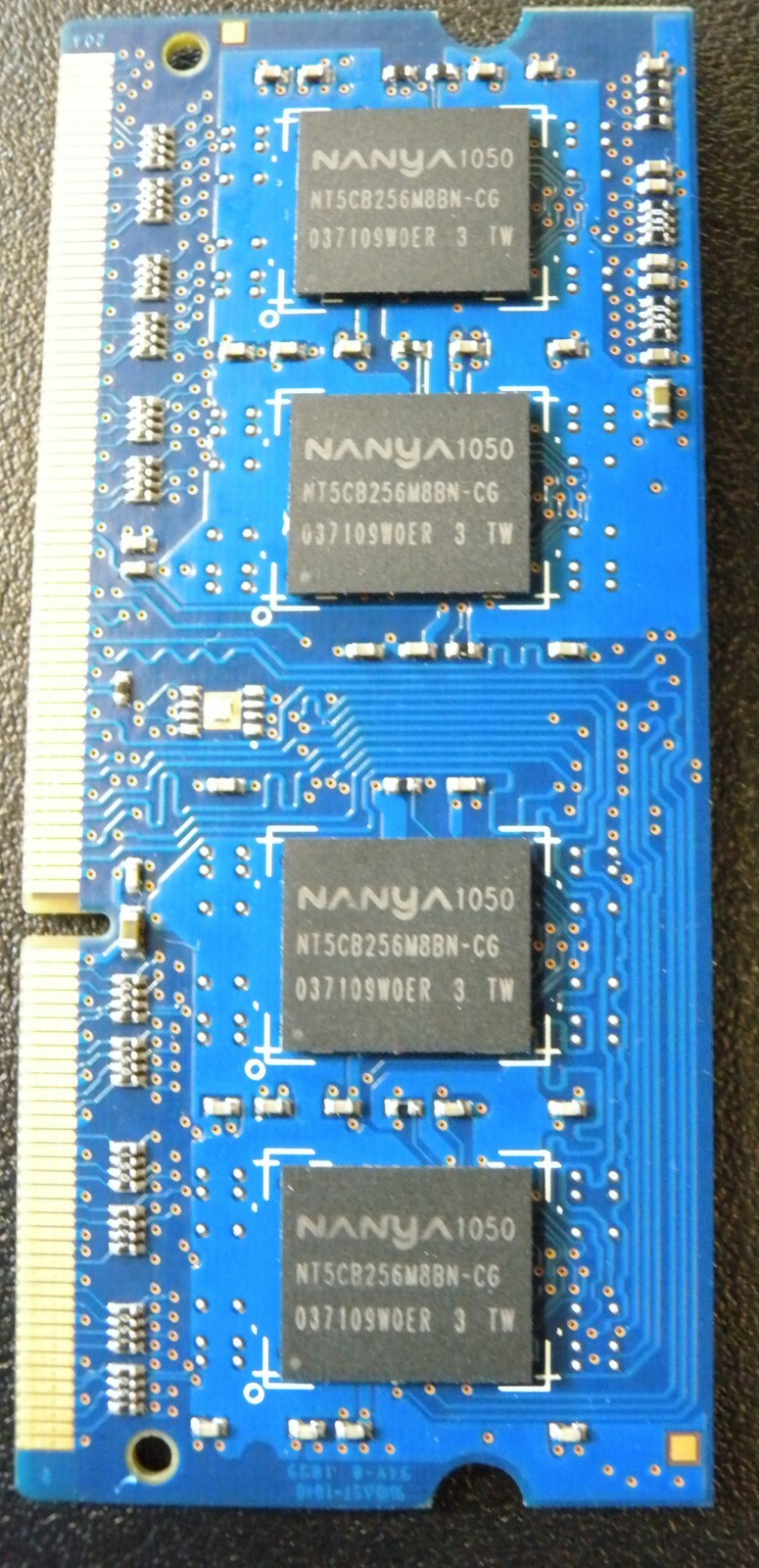 Used Nanya 2gb 1rx8 1333 Laptop RAM Memory Module - Model: NT5CB256M8BN-CG