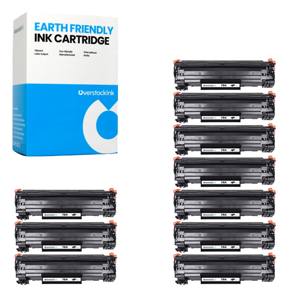 10-PK Replacement OSI 78A Cartridges for HP LaserJet Pro M1530 P1566 P1606dn