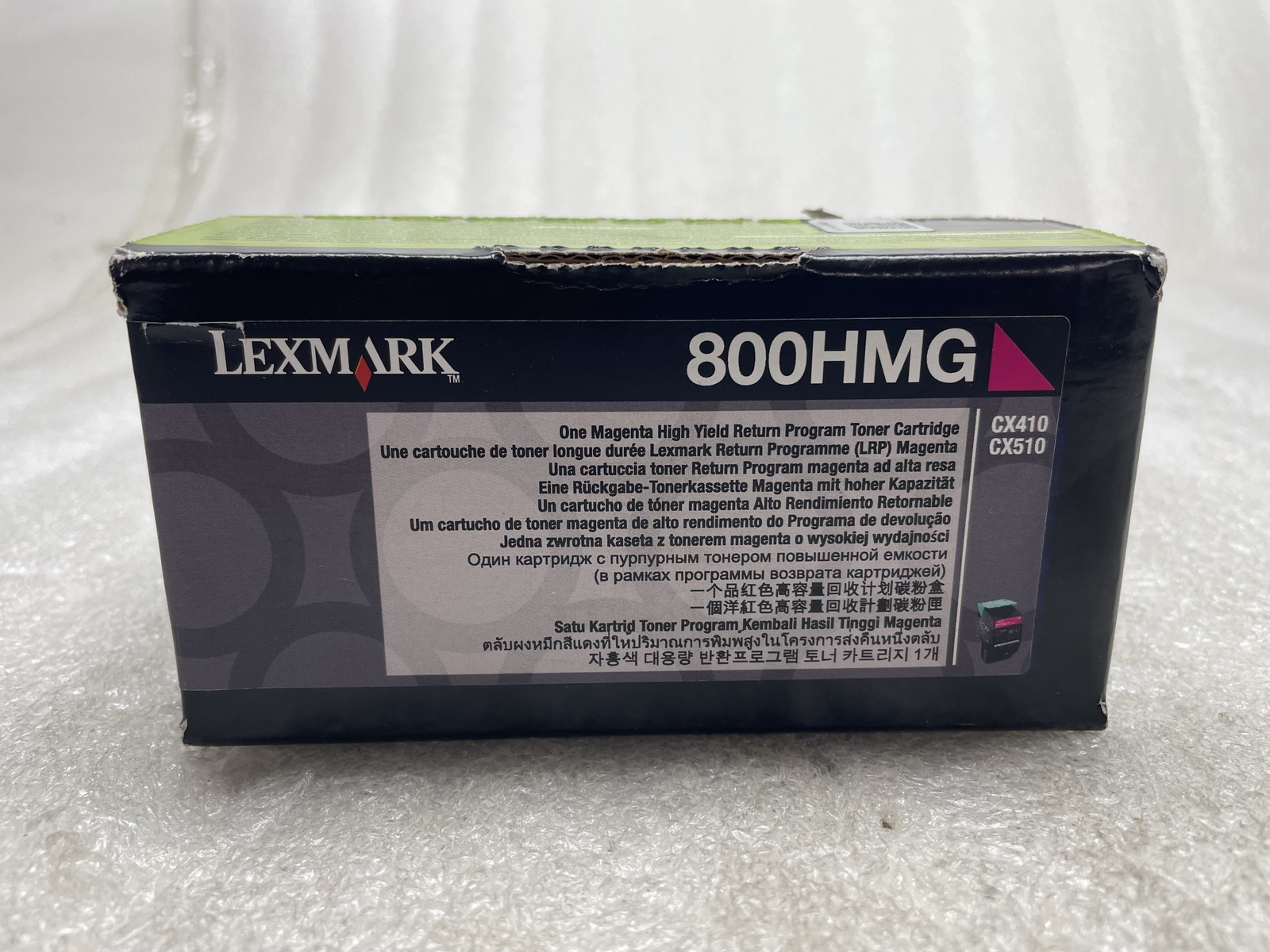 Genuine OEM Lexmark CX410/CX51 Magenta High Yield Return Program Toner Cartridge