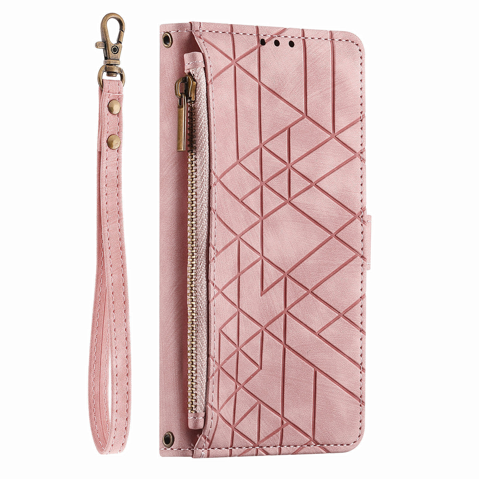 Zipper Leather Wallet Cover Case For Motorola G86 G85 G56 G14 G 5G Edge 60 70 50