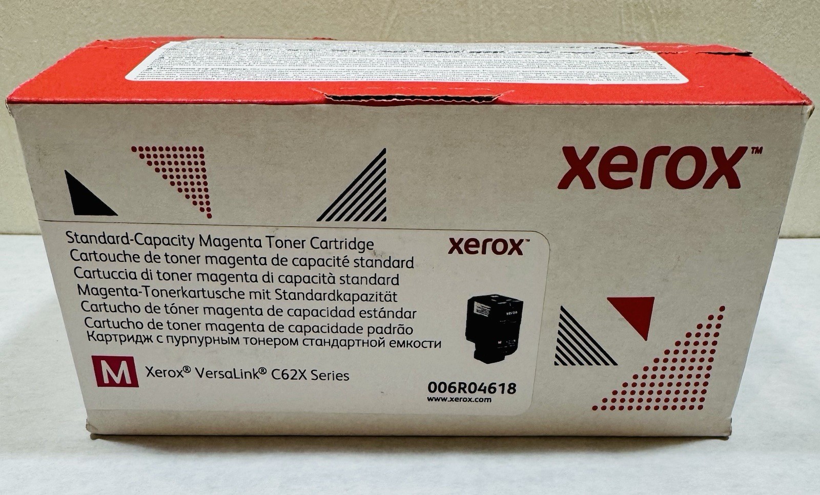 Xerox 006R04618 VersaLink C625 Magenta Toner Cartridge 6000 Page Yield