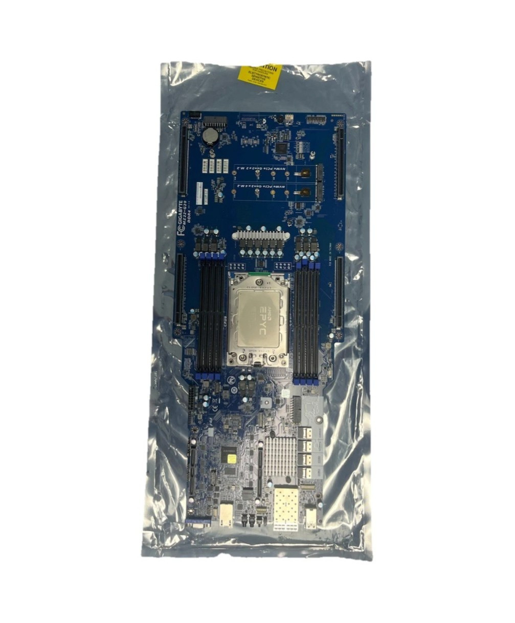 Gigabyte MZ22-G20 Rev 1.0 Motherboard w/ EPYC 7F72 CPU – Tested Working *Read*