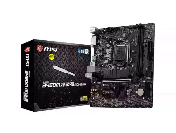 MSI B460M BOMBER LGA1200 mATX Motherboard for Intel 10th Gen CPU M.2