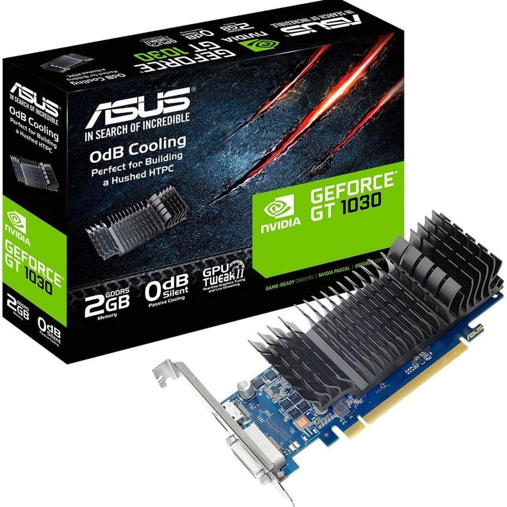 ASUS Geforce GT 1030 2GB GDDR5 HDMI DVI Graphics Card (GT1030-2G-CSM)