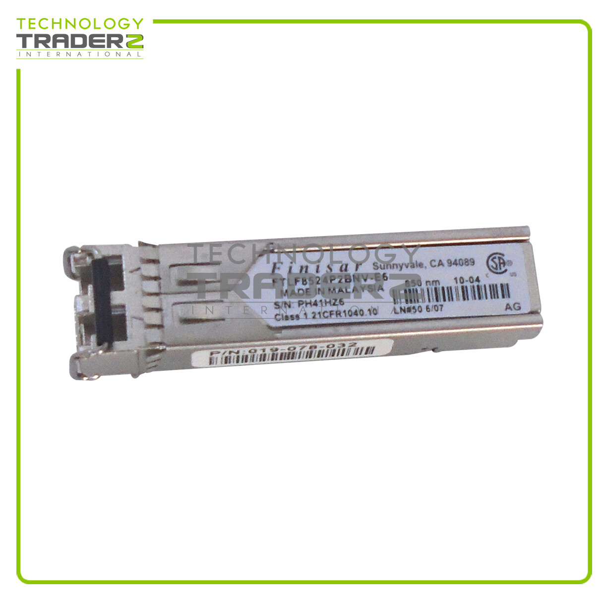 LOT OF 29 019-078-032 Finisar 4G FC 300m 850nm SFP+ Transceiver AFBR-57R6APZ-E