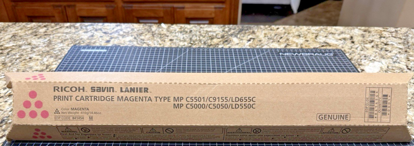 Genuine Ricoh MP C5000 / C5050 / LD550C C5501 /C9155 Magenta Toner Cartridge