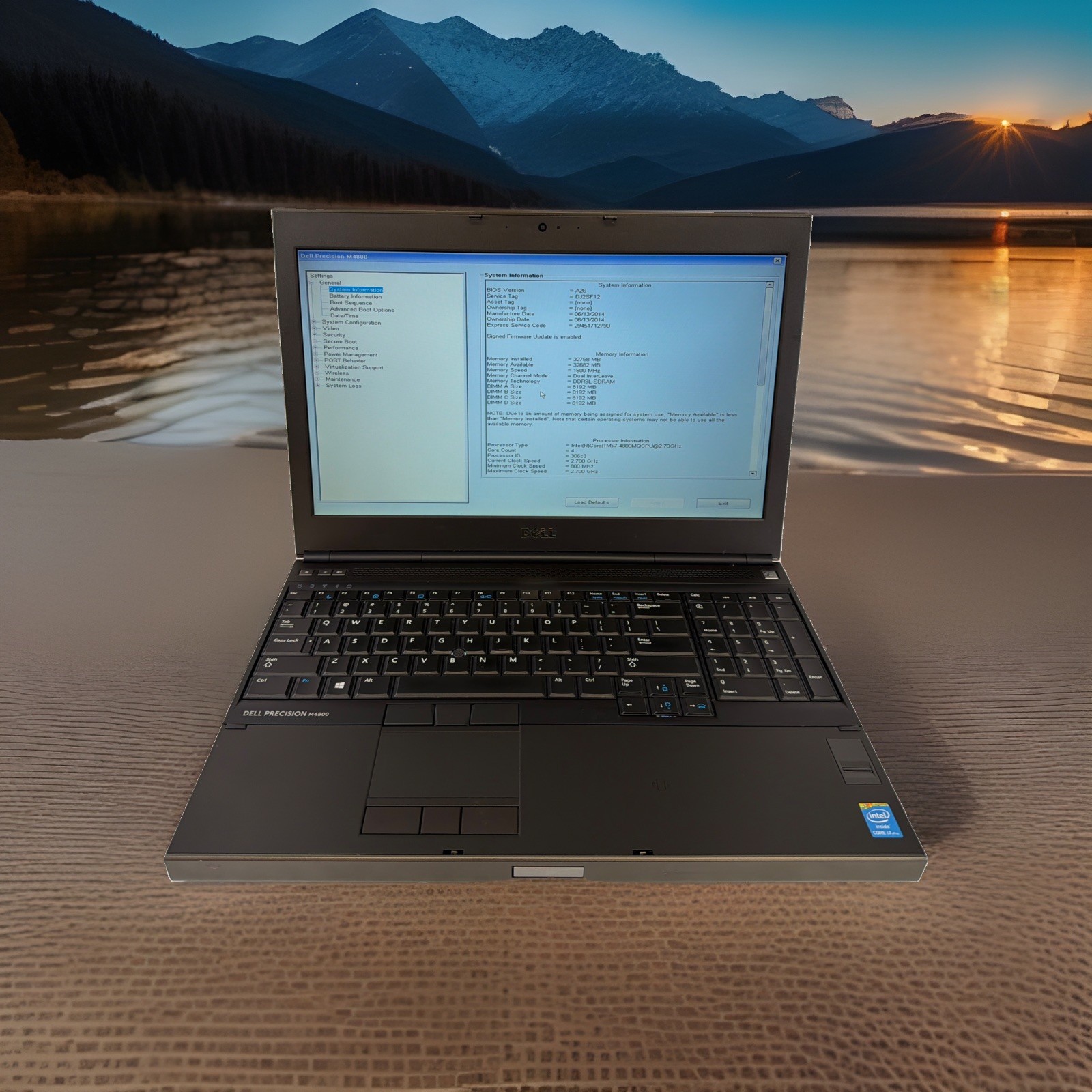 Dell Precision M4800 Intel Core i7-4800MQ 32GB NO HDD/OS /Caddy- Excell Batt #1